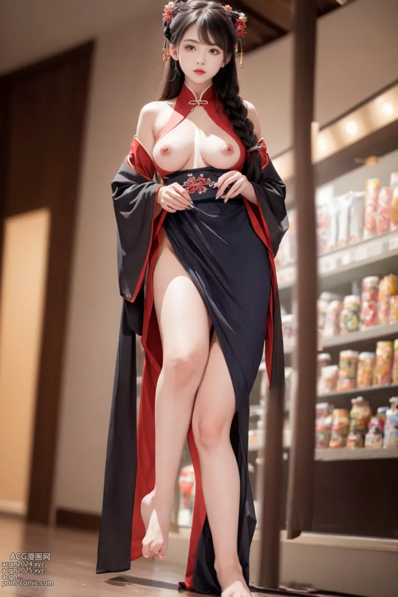 Red Hanfu Girls 第74图