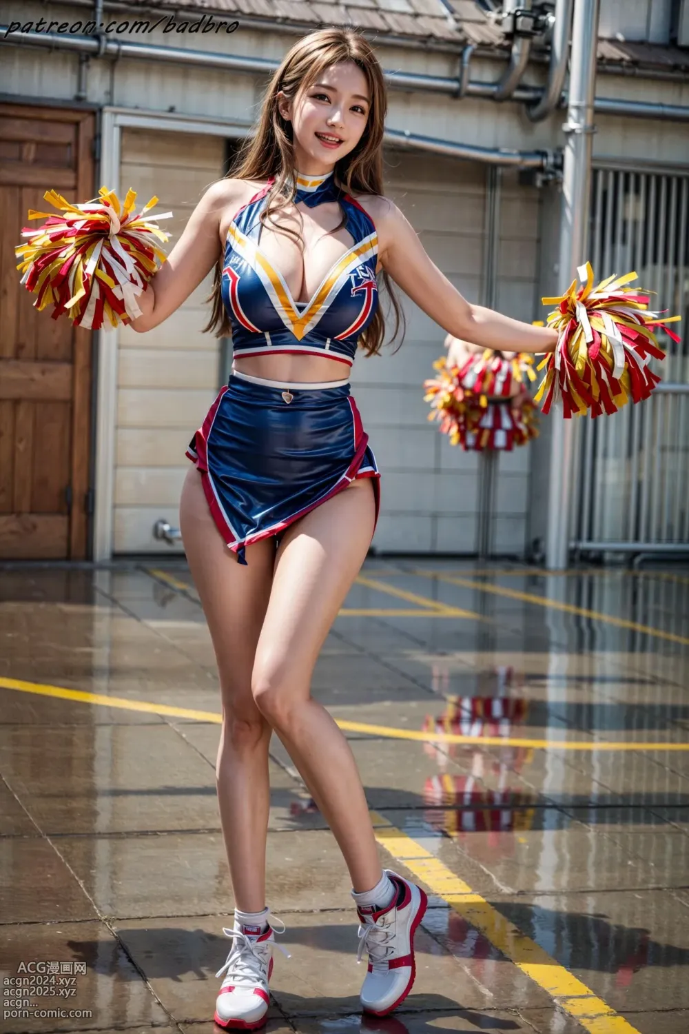 Aaliyah Illustration AI-025 ❤Cheerleading Girl❤ 第4图