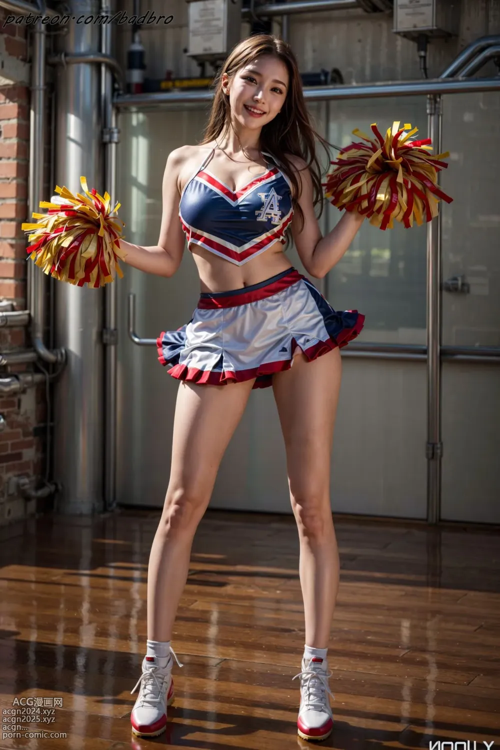 Aaliyah Illustration AI-025 ❤Cheerleading Girl❤ 第7图