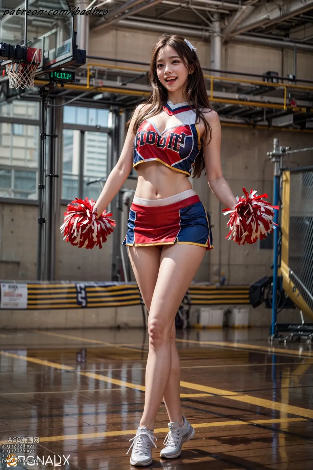 Aaliyah Illustration AI-025 ❤Cheerleading Girl❤ 第8图