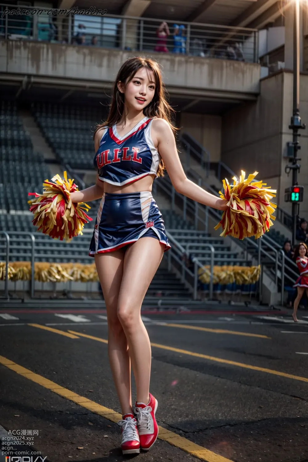 Aaliyah Illustration AI-025 ❤Cheerleading Girl❤ 第11图