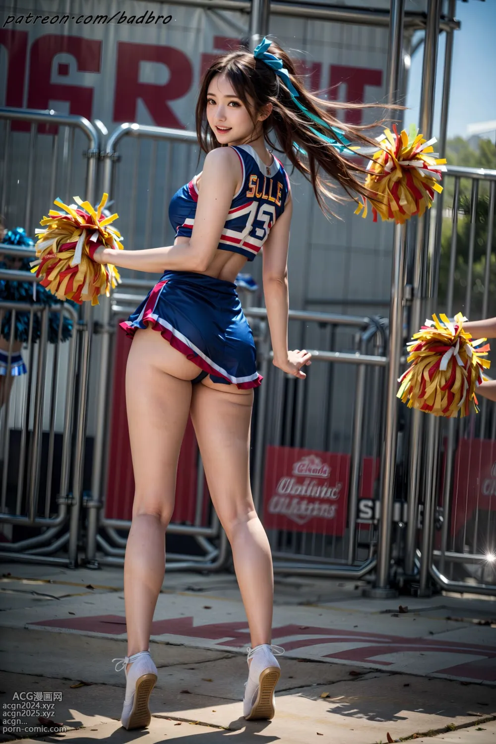 Aaliyah Illustration AI-025 ❤Cheerleading Girl❤ 第28图