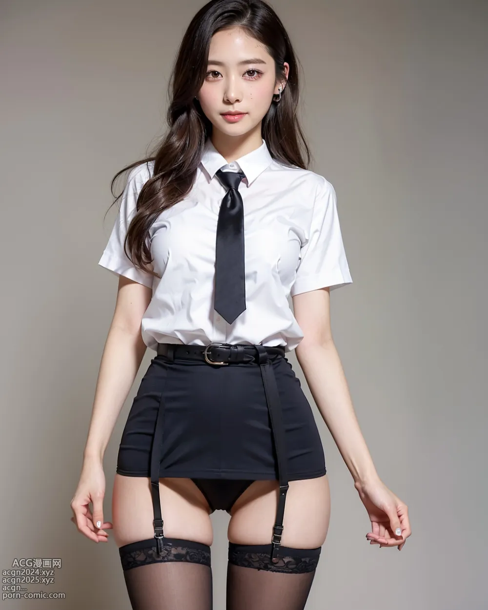 Aaliyah Illustration AI-084 ❤Schoolgirl Wearing A Mask❤ 第57图