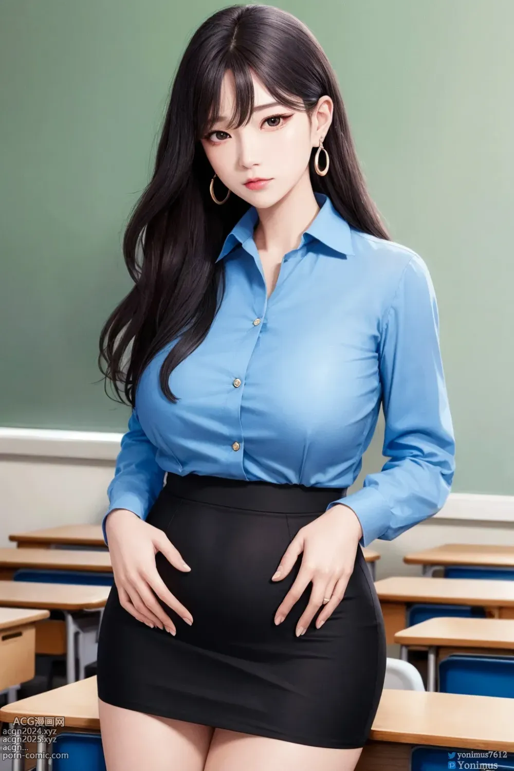 [ Yonimus ] Update_The fall of a female teacher 第16图