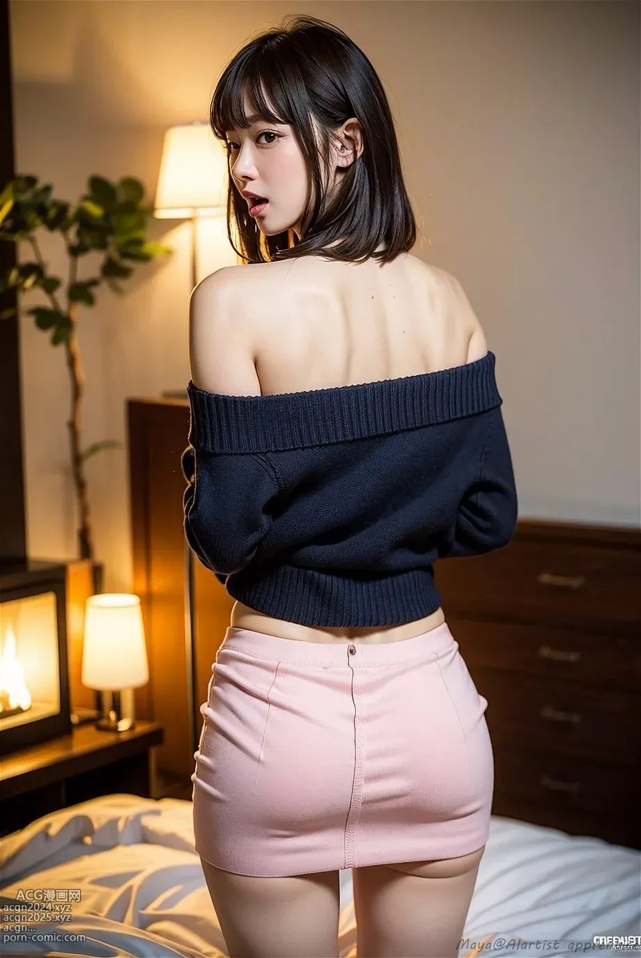 Off shoulder sweater girl 第150图