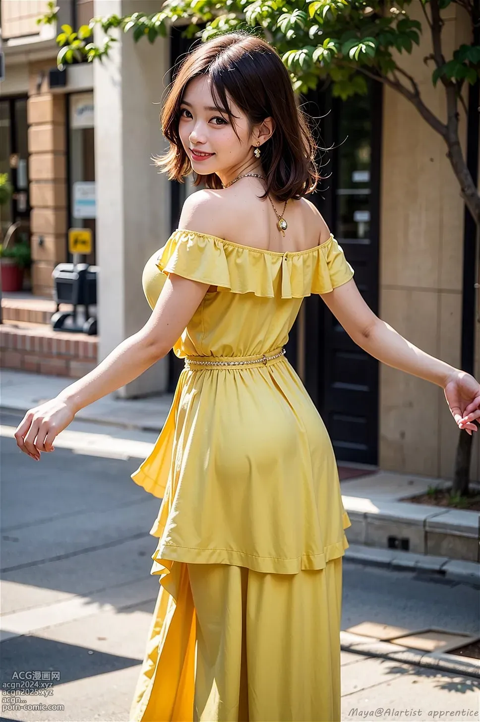 Offshoulder dress girl 第57图