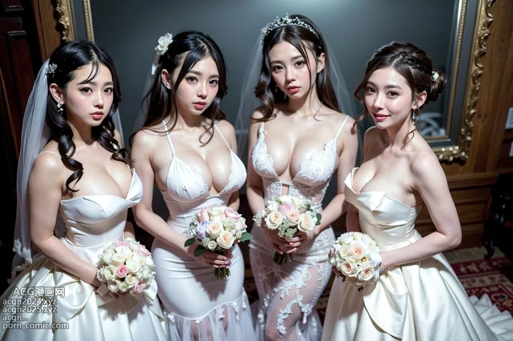 Aaliyah Illustration AI-154 ❤Bride And Bridesmaids❤ 第51图