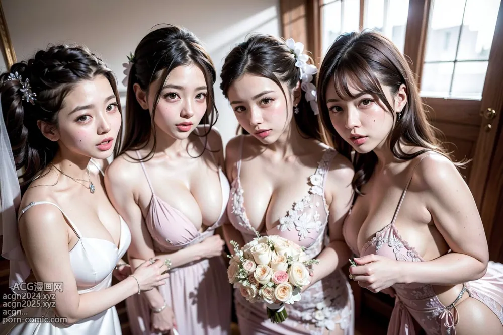 Aaliyah Illustration AI-154 ❤Bride And Bridesmaids❤ 第66图