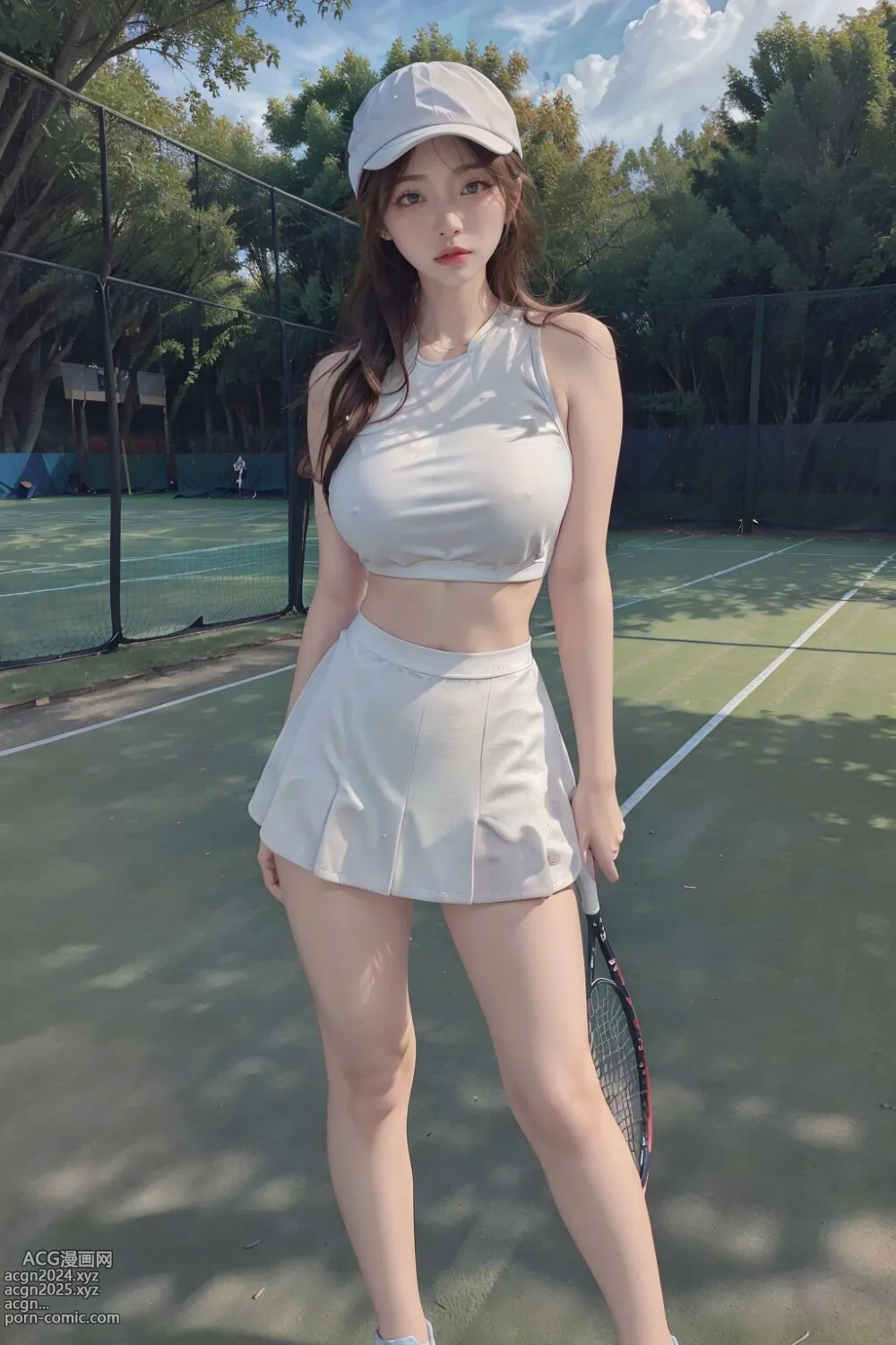 Aaliyah Illustration AI-156 ❤Tennis Girl❤ 第12图