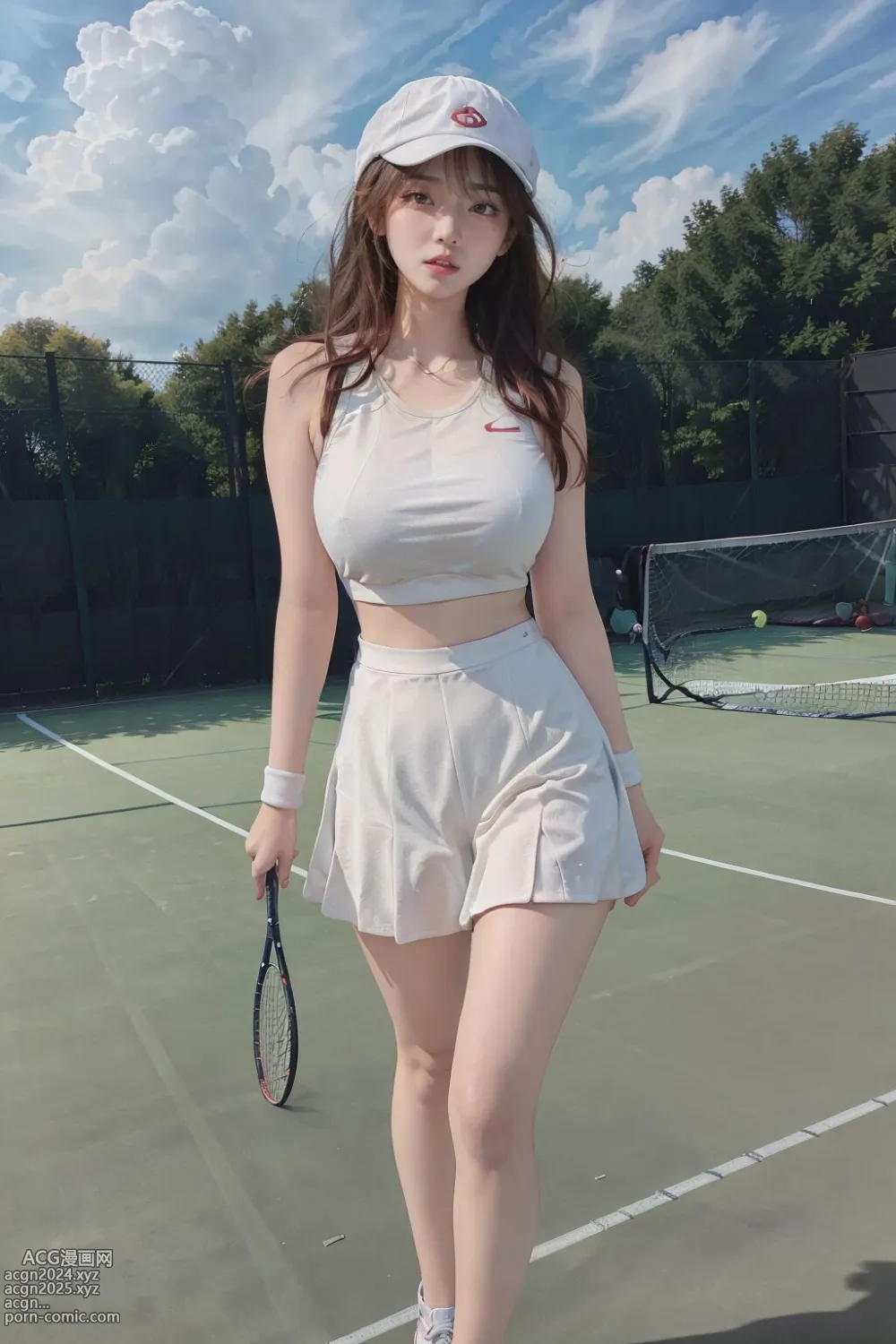 Aaliyah Illustration AI-156 ❤Tennis Girl❤ 第18图