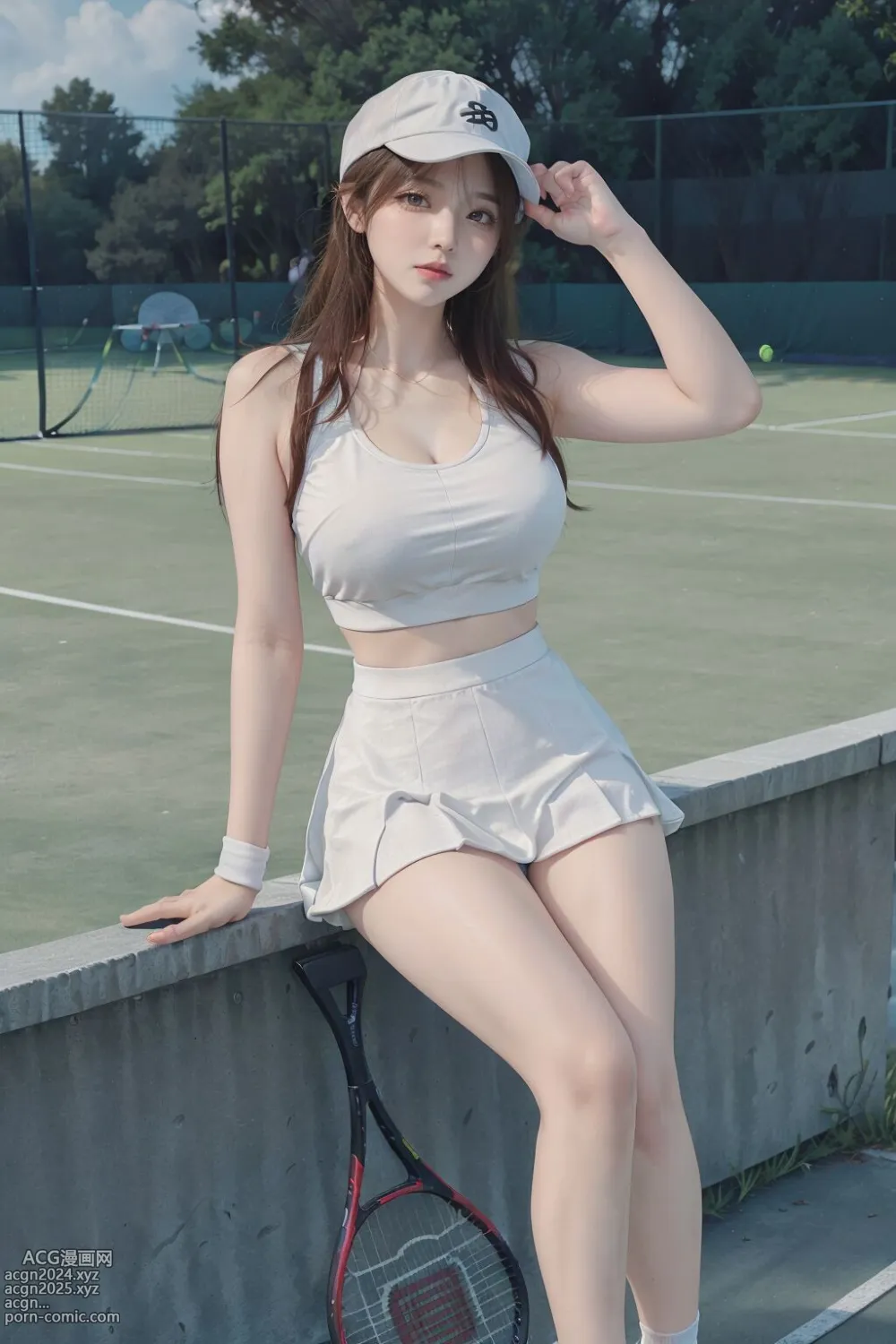 Aaliyah Illustration AI-156 ❤Tennis Girl❤ 第20图