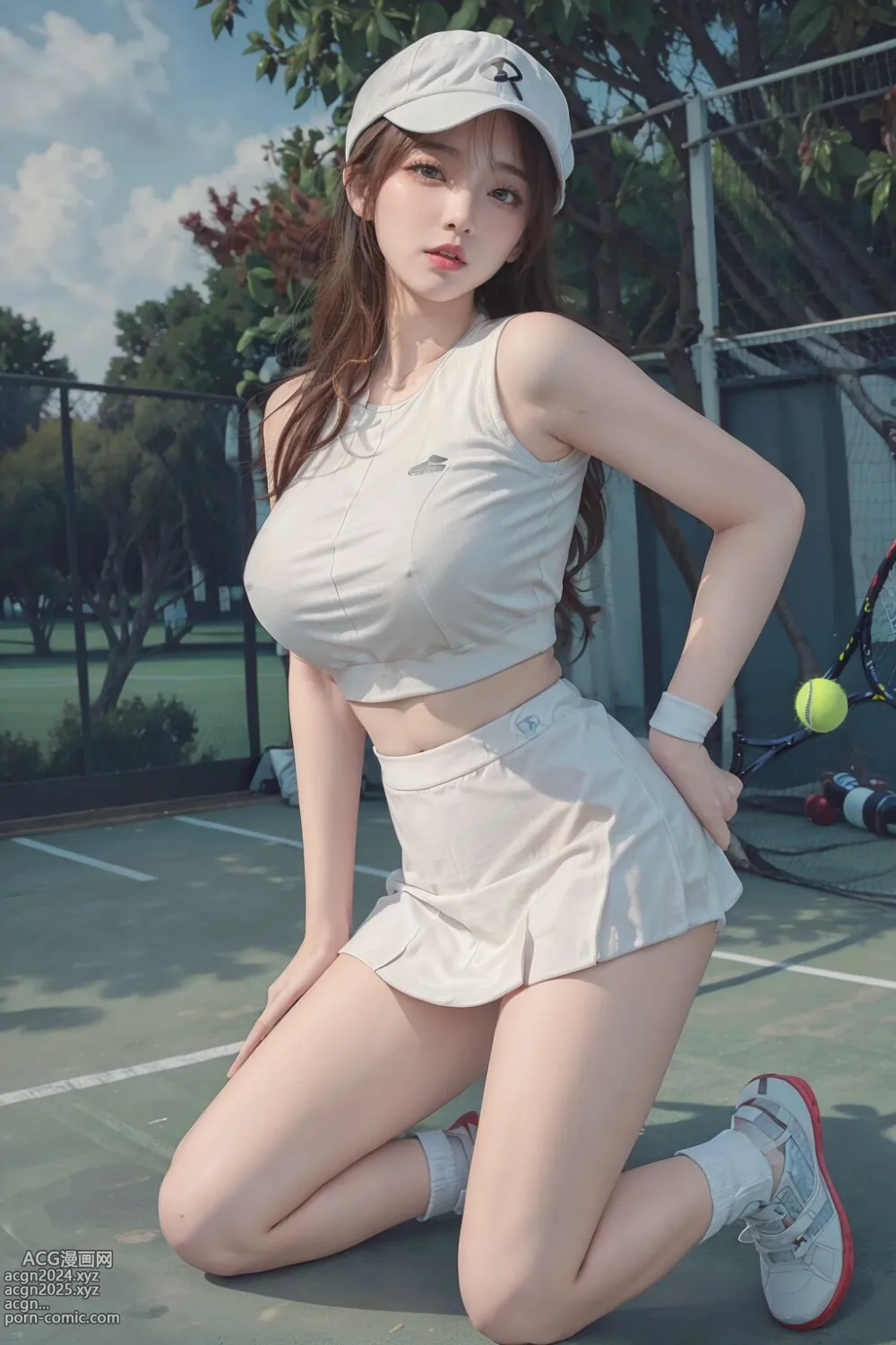 Aaliyah Illustration AI-156 ❤Tennis Girl❤ 第19图