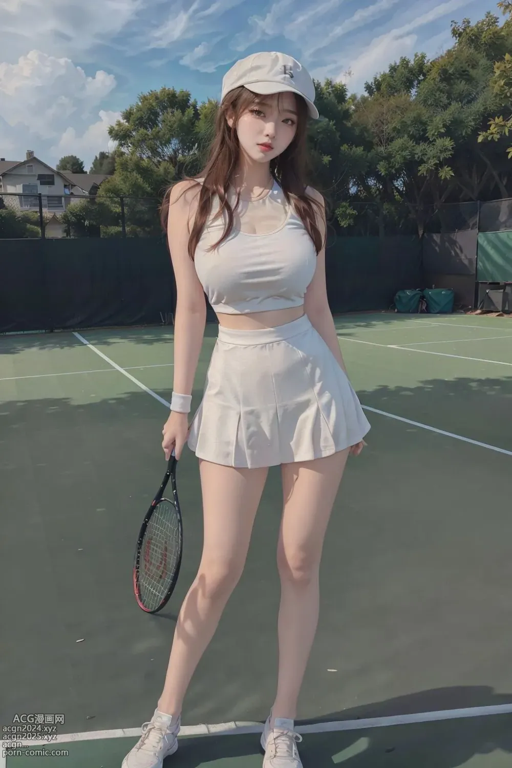 Aaliyah Illustration AI-156 ❤Tennis Girl❤ 第23图