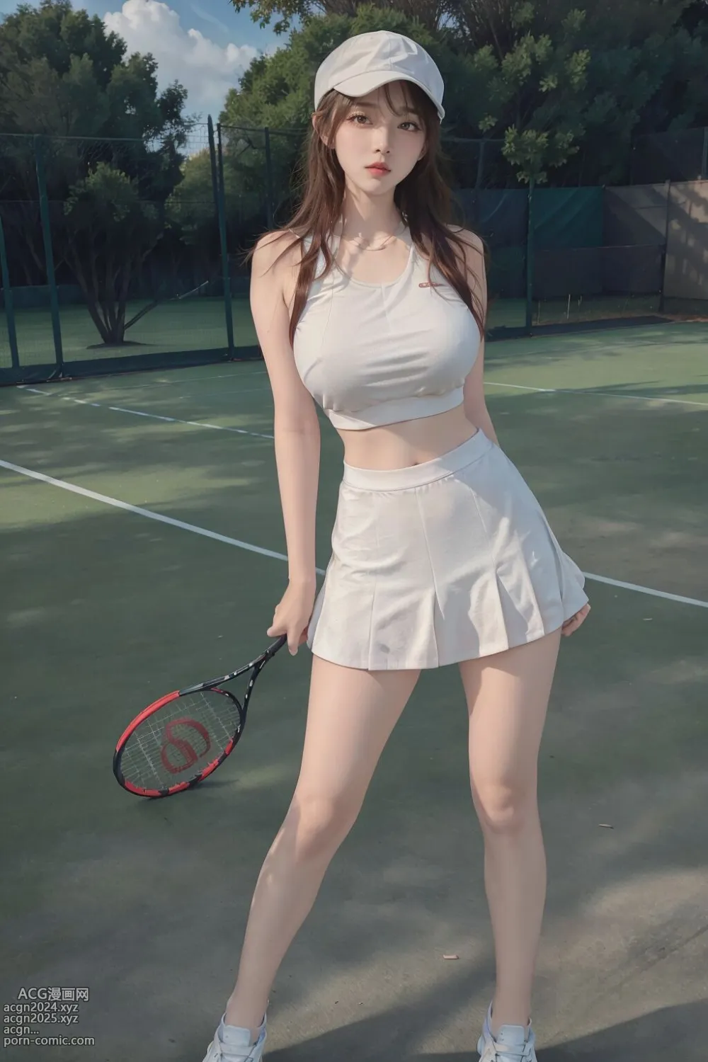 Aaliyah Illustration AI-156 ❤Tennis Girl❤ 第26图