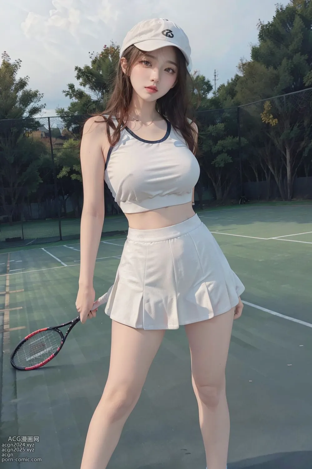 Aaliyah Illustration AI-156 ❤Tennis Girl❤ 第27图