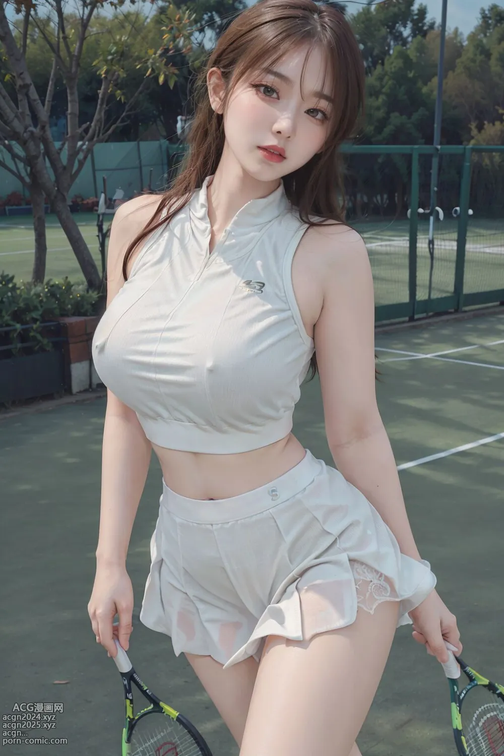 Aaliyah Illustration AI-156 ❤Tennis Girl❤ 第34图