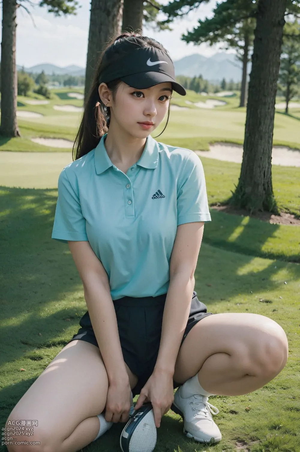 Aaliyah Illustration AI-190 ❤Golf Girl❤ 第16图