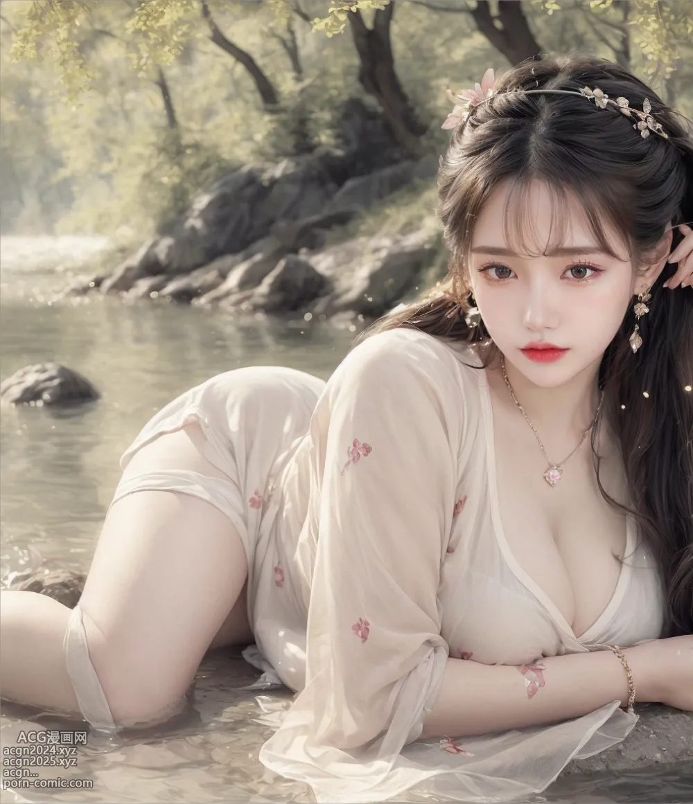 No.340 115P Hanfu Girl in the river 第11图