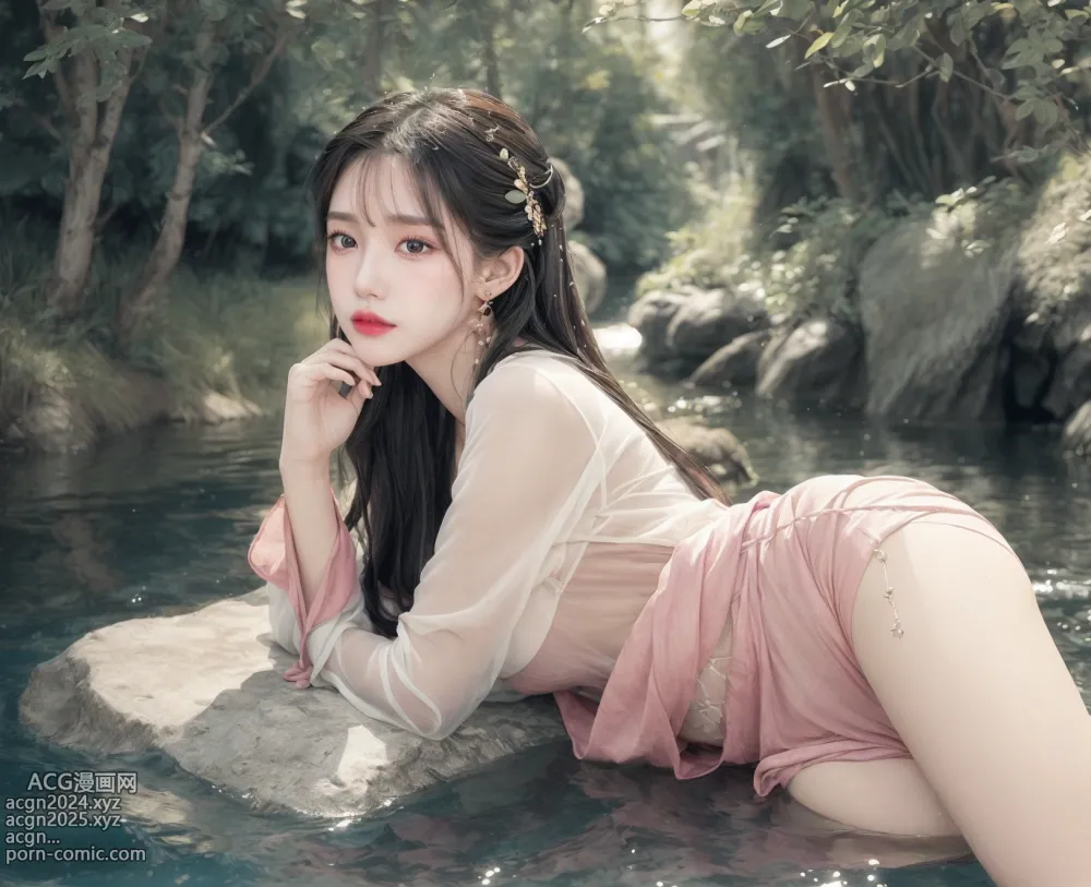 No.340 115P Hanfu Girl in the river 第13图