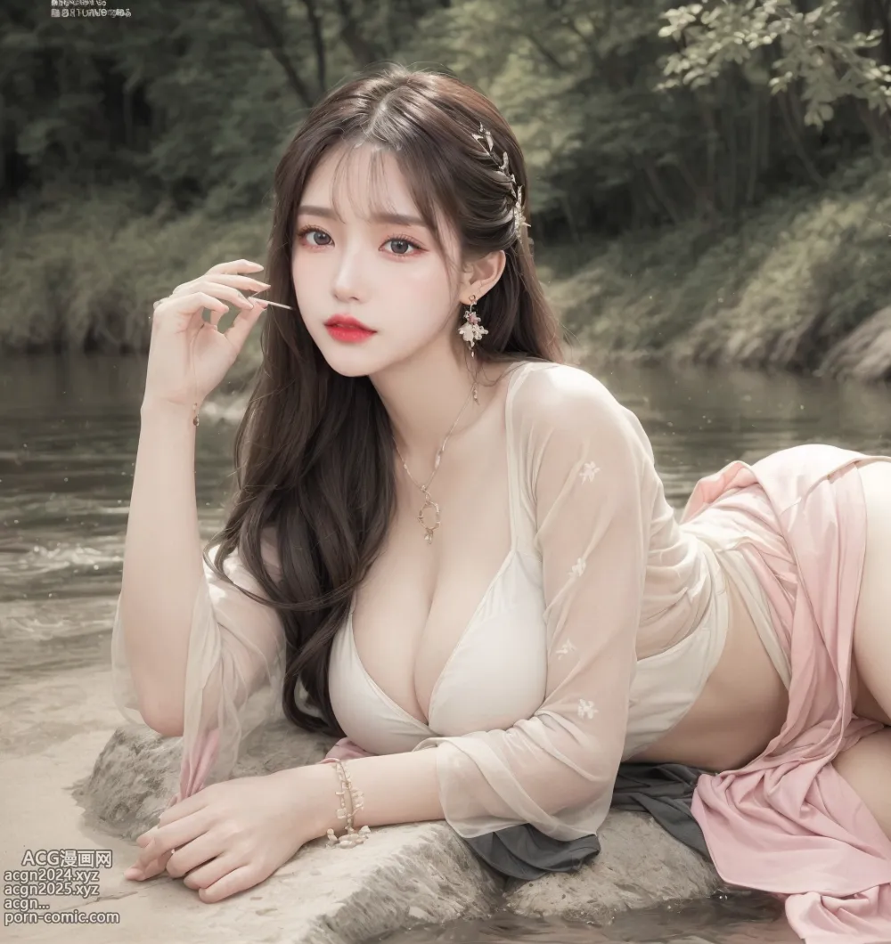 No.340 115P Hanfu Girl in the river 第27图