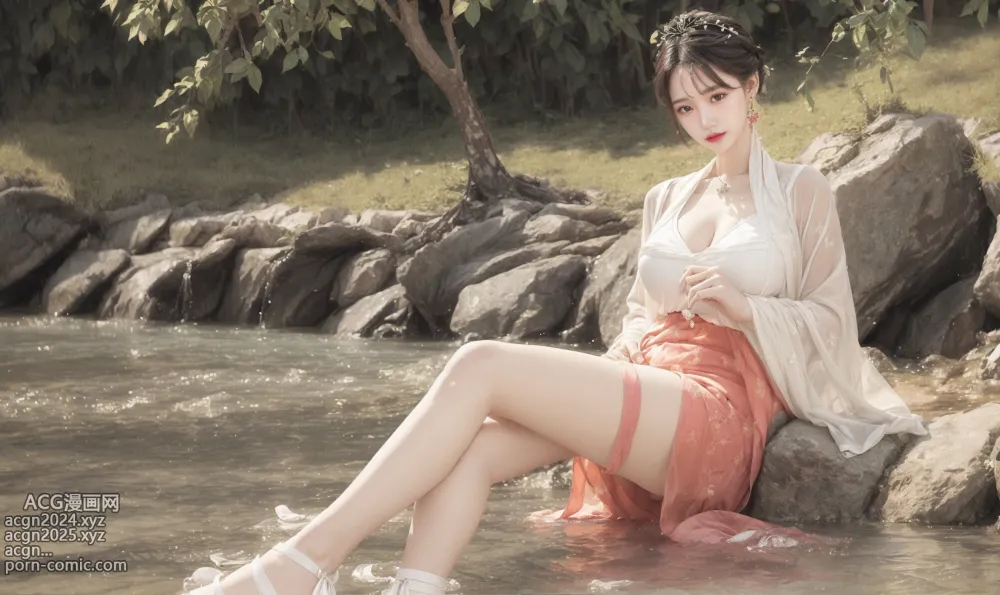 No.340 115P Hanfu Girl in the river 第29图