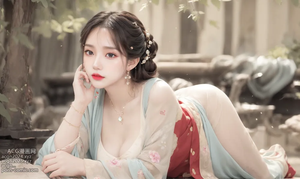 No.340 115P Hanfu Girl in the river 第34图