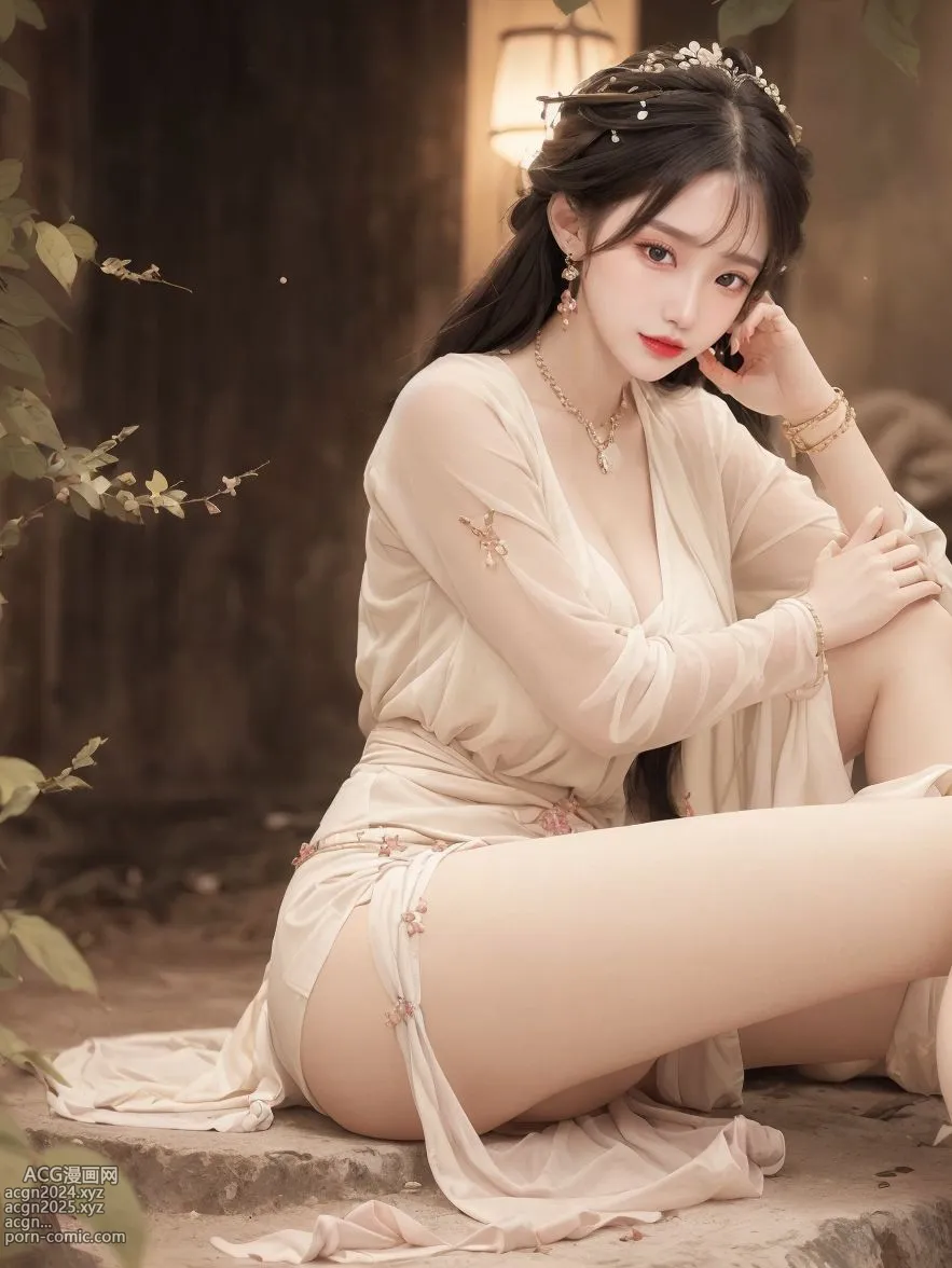 No.340 115P Hanfu Girl in the river 第39图