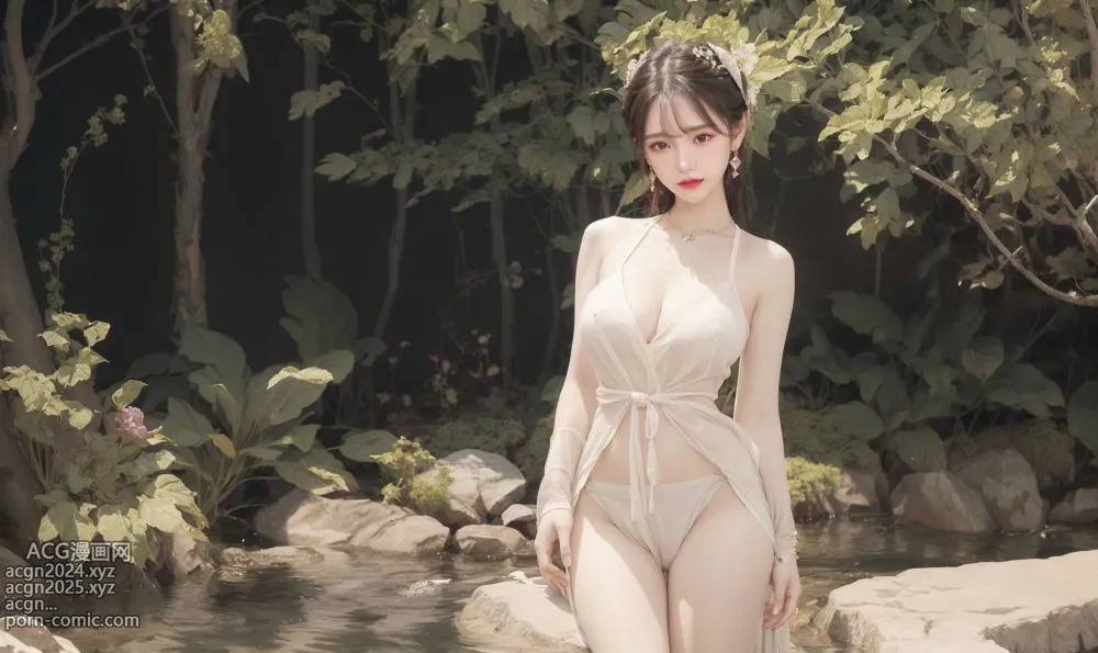 No.340 115P Hanfu Girl in the river 第52图