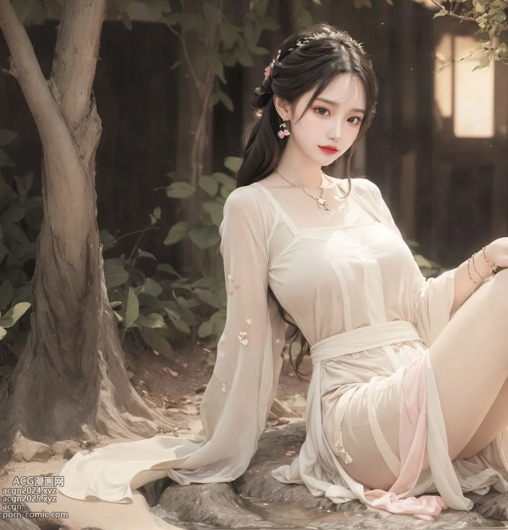 No.340 115P Hanfu Girl in the river 第53图