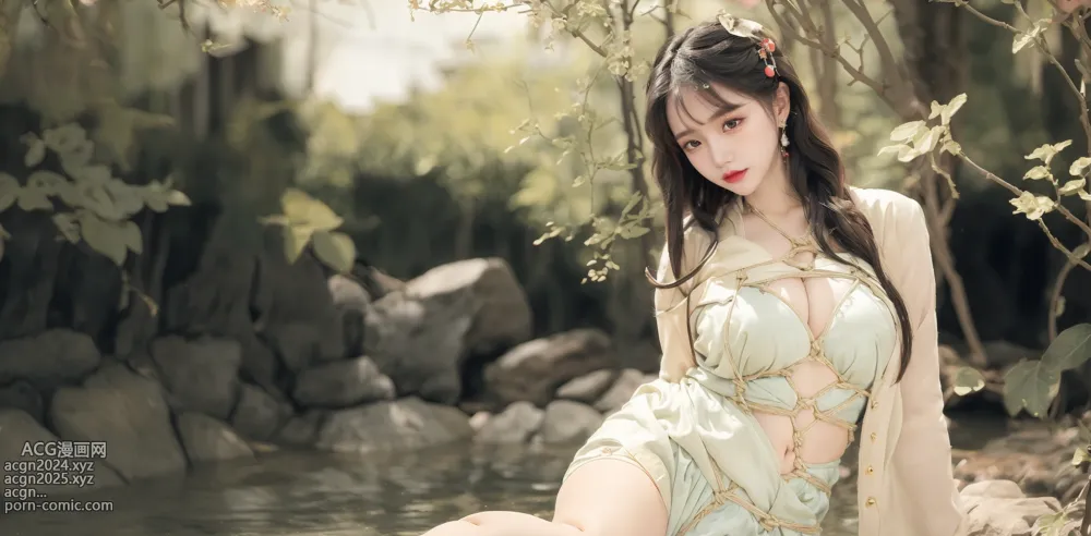 No.340 115P Hanfu Girl in the river 第66图