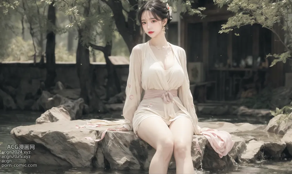 No.340 115P Hanfu Girl in the river 第104图