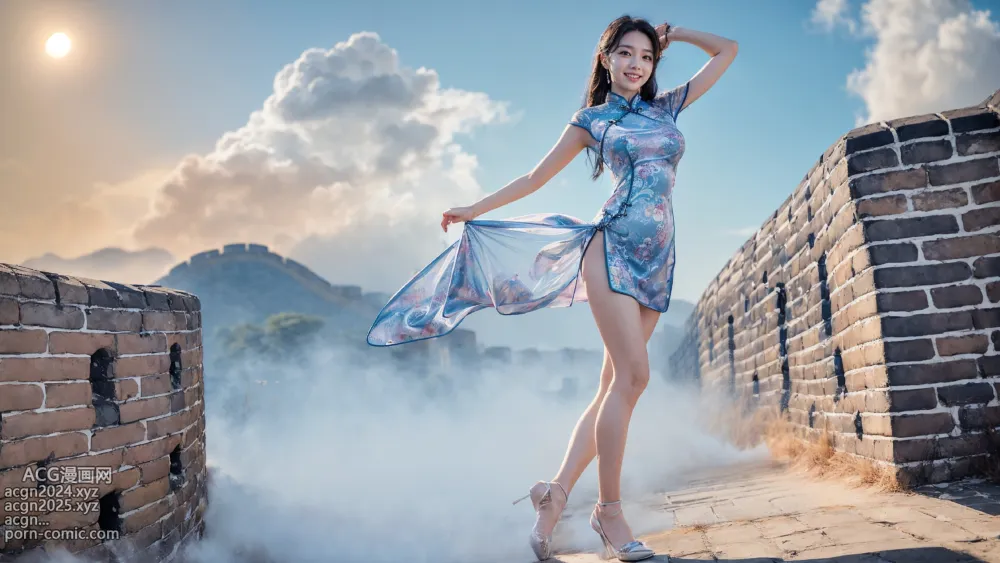 Great Wall Cheongsam Woman 第18图