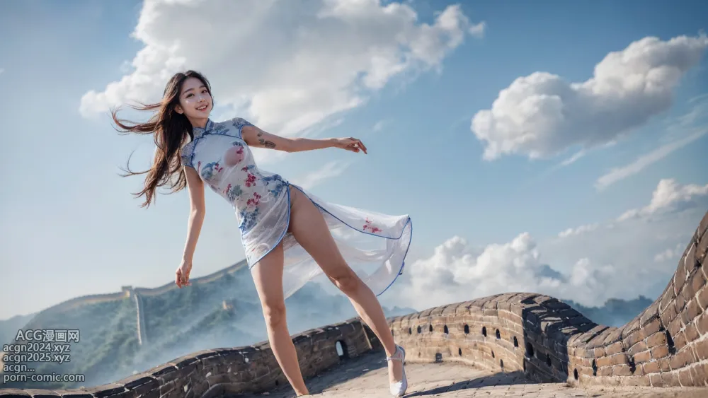 Great Wall Cheongsam Woman 第21图