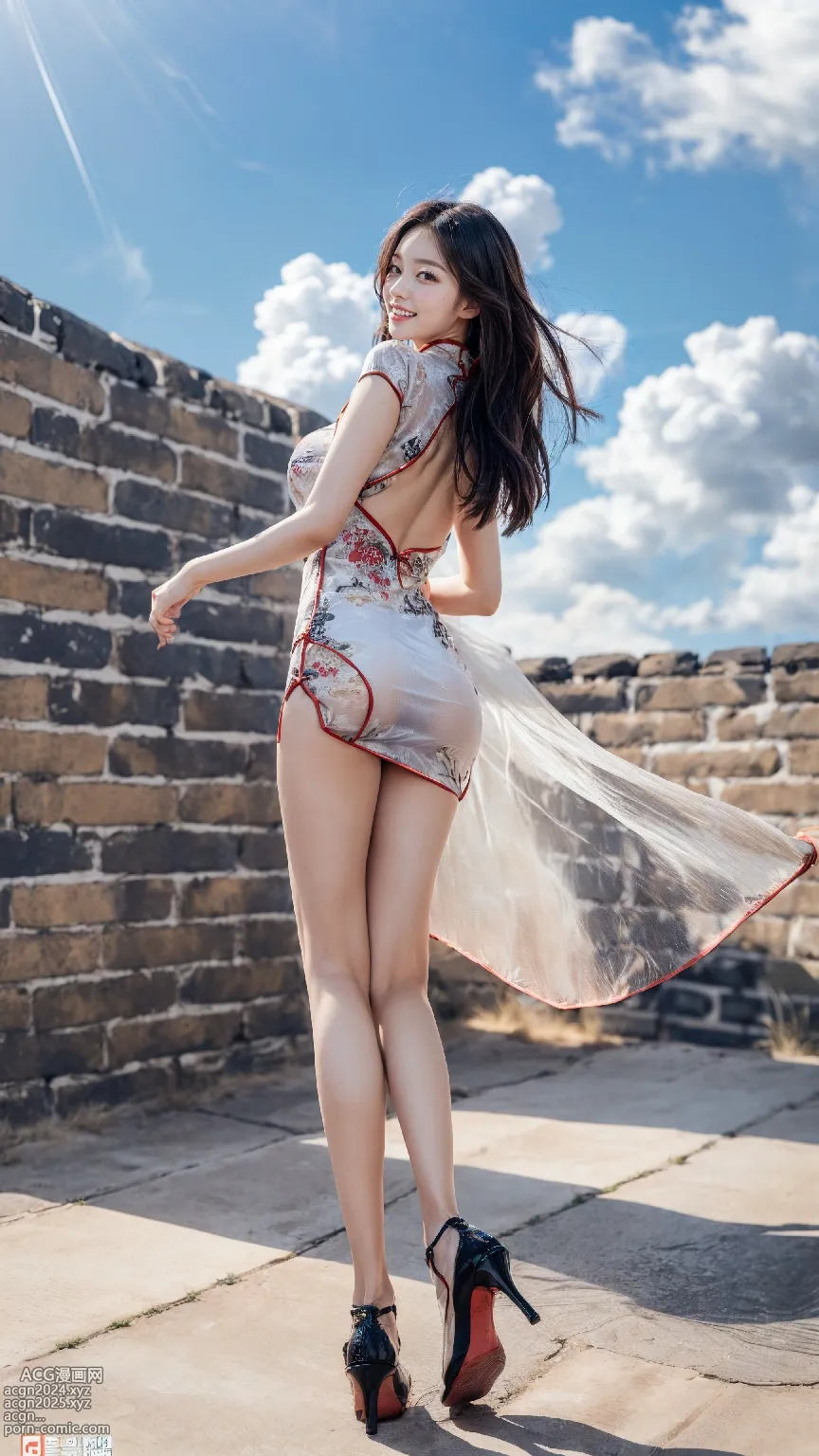 Great Wall Cheongsam Woman 第33图