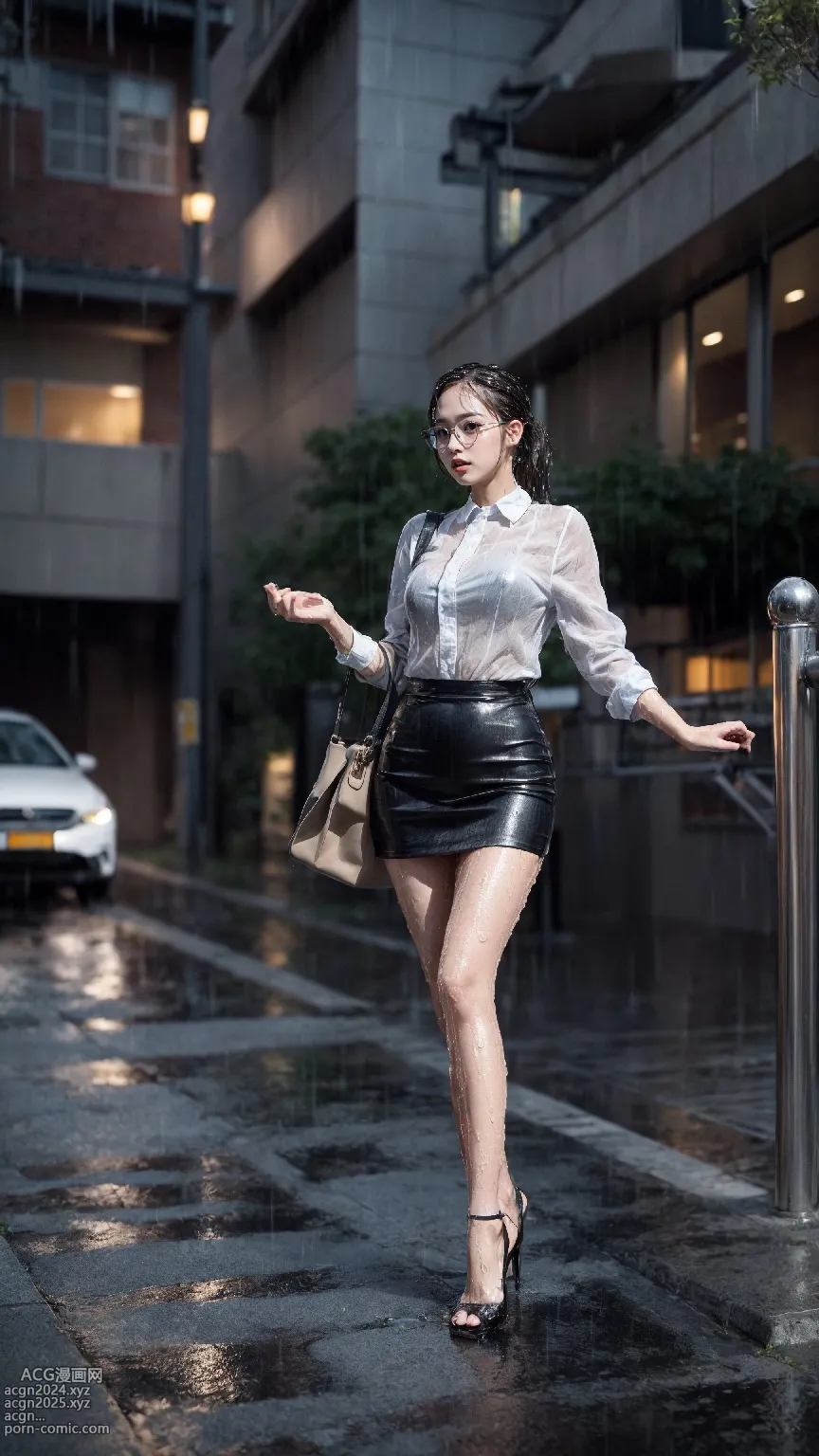 office worker on a rainy day 第12图