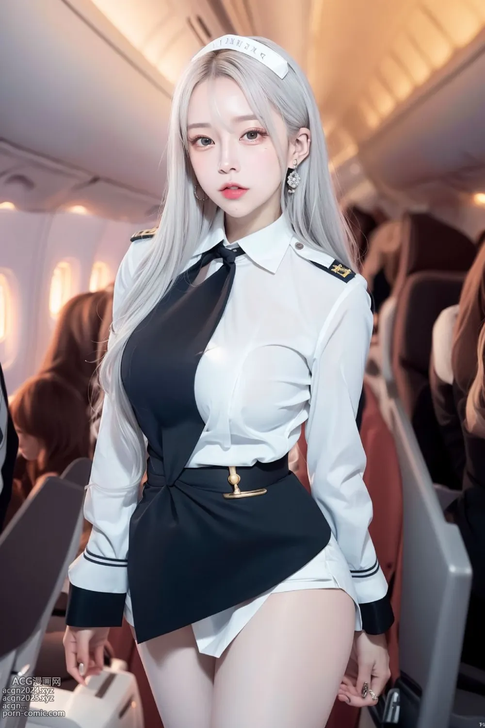 Flight attendant paizuri 第40图