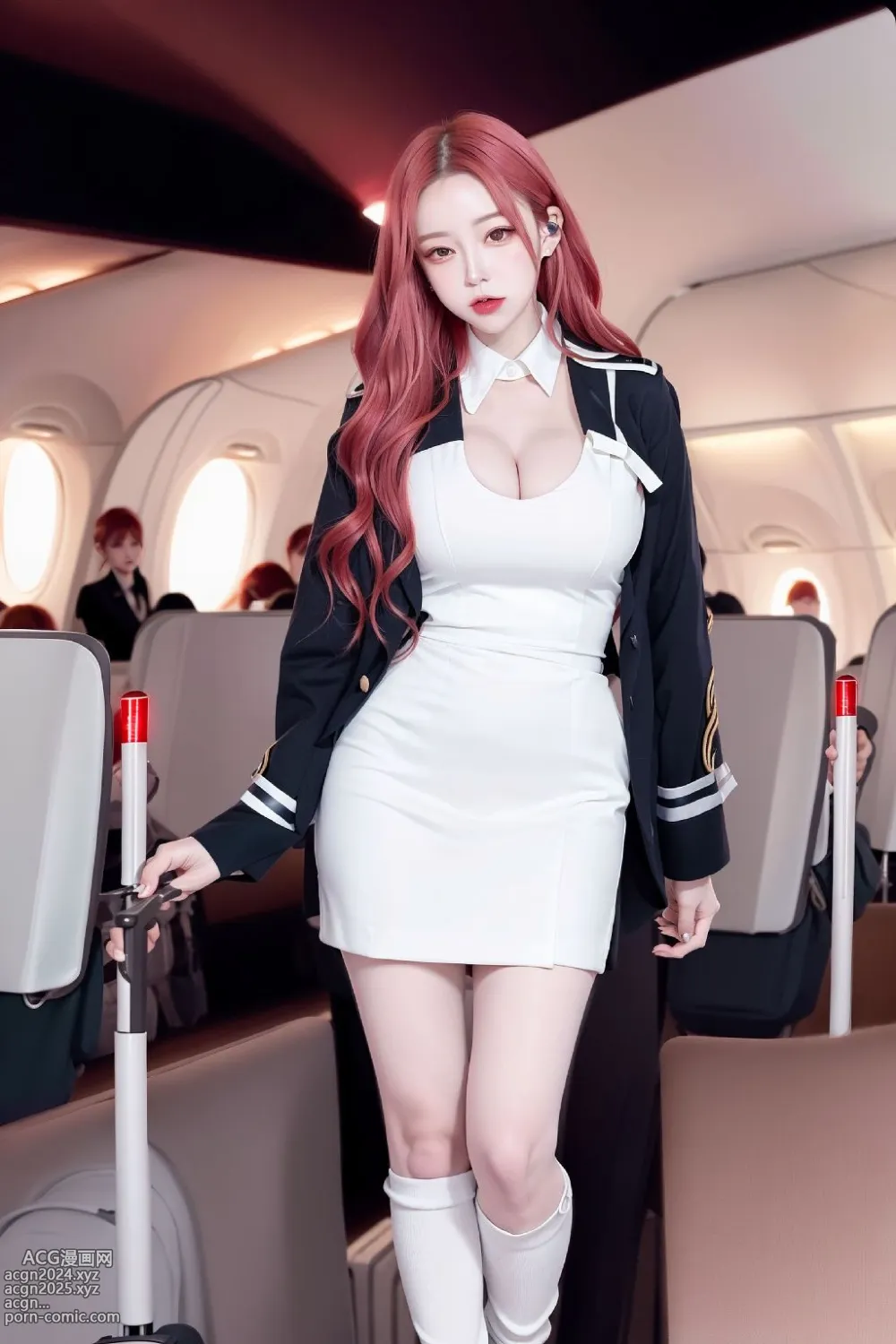 Flight attendant paizuri 第59图