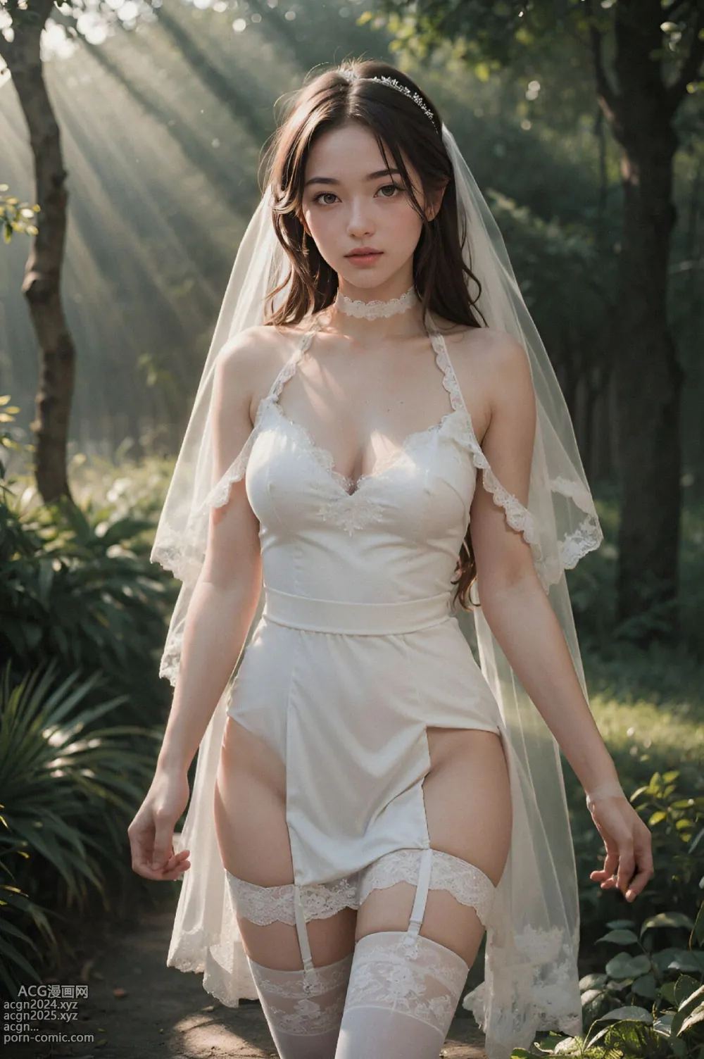 Aaliyah Illustration AI-227 ❤Wedding Dress❤ 第31图