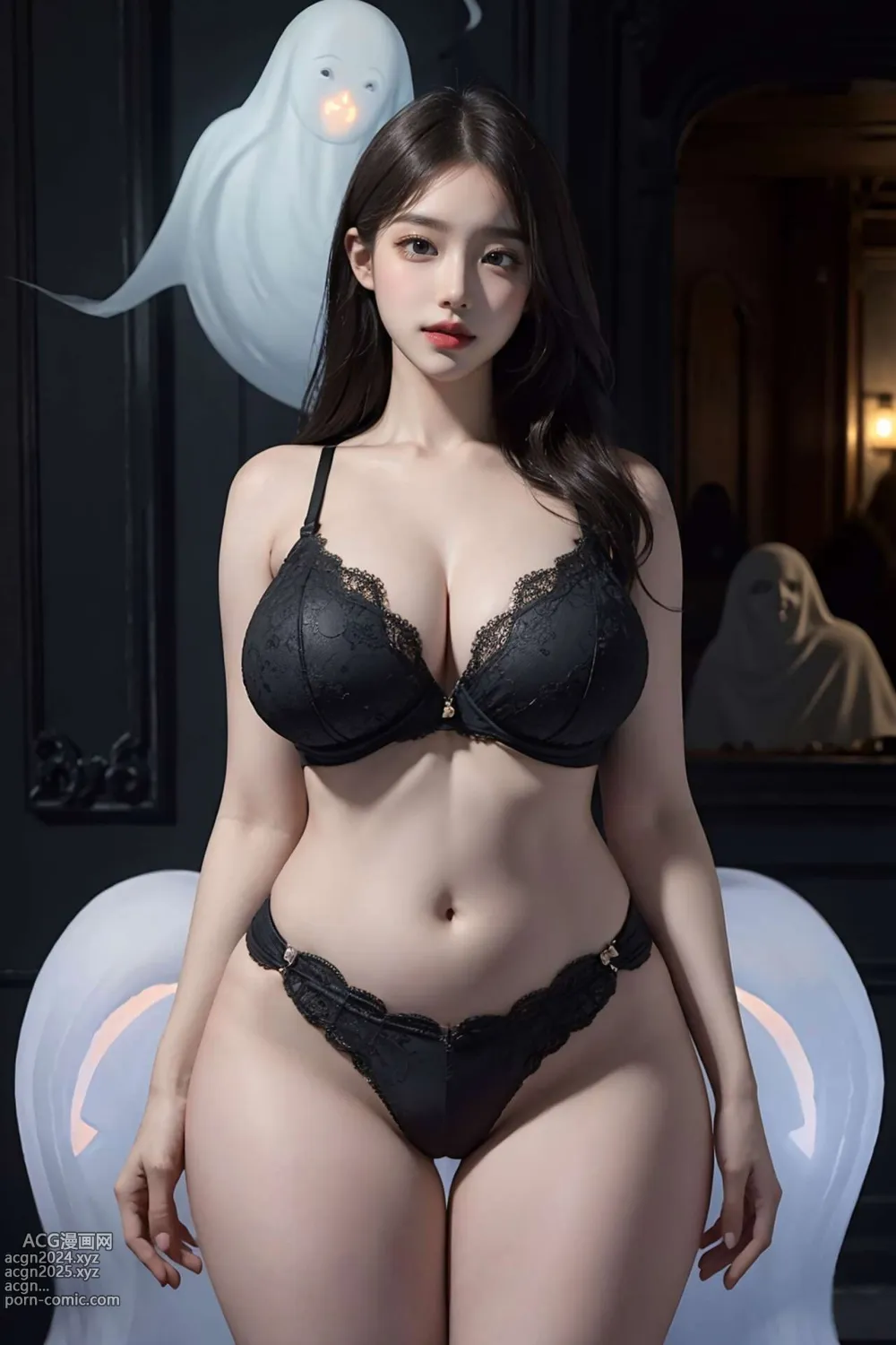 [Patreon] AI Beautiful - 164 Spooky House 第6图
