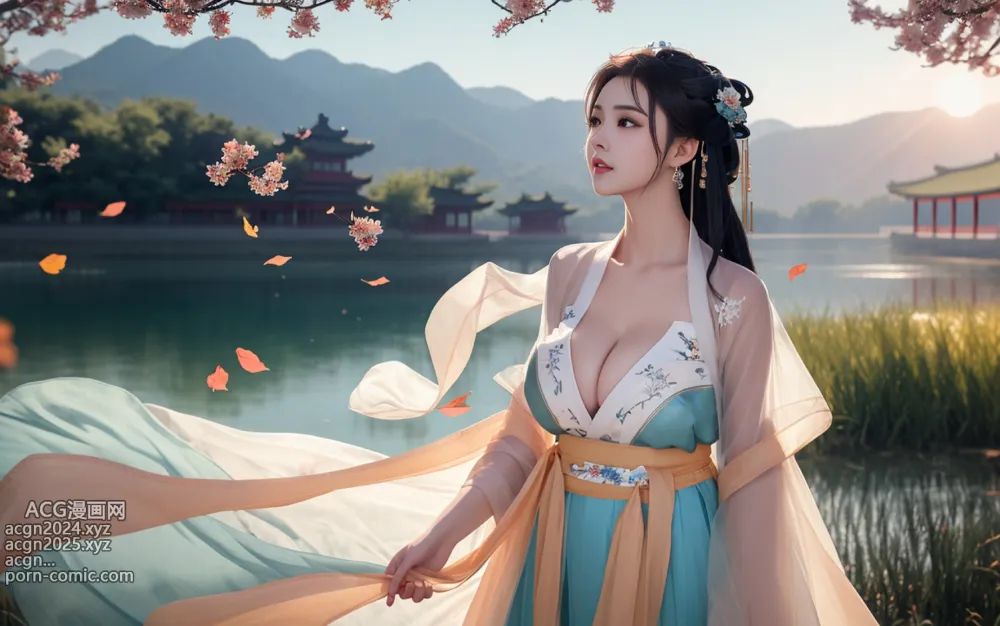 各種姿勢的優雅美女 第1图