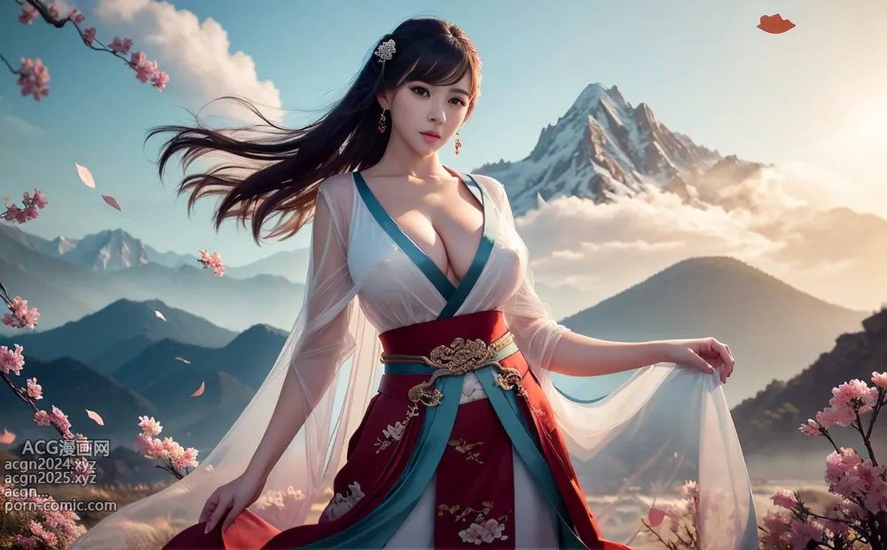 各種姿勢的優雅美女 第9图