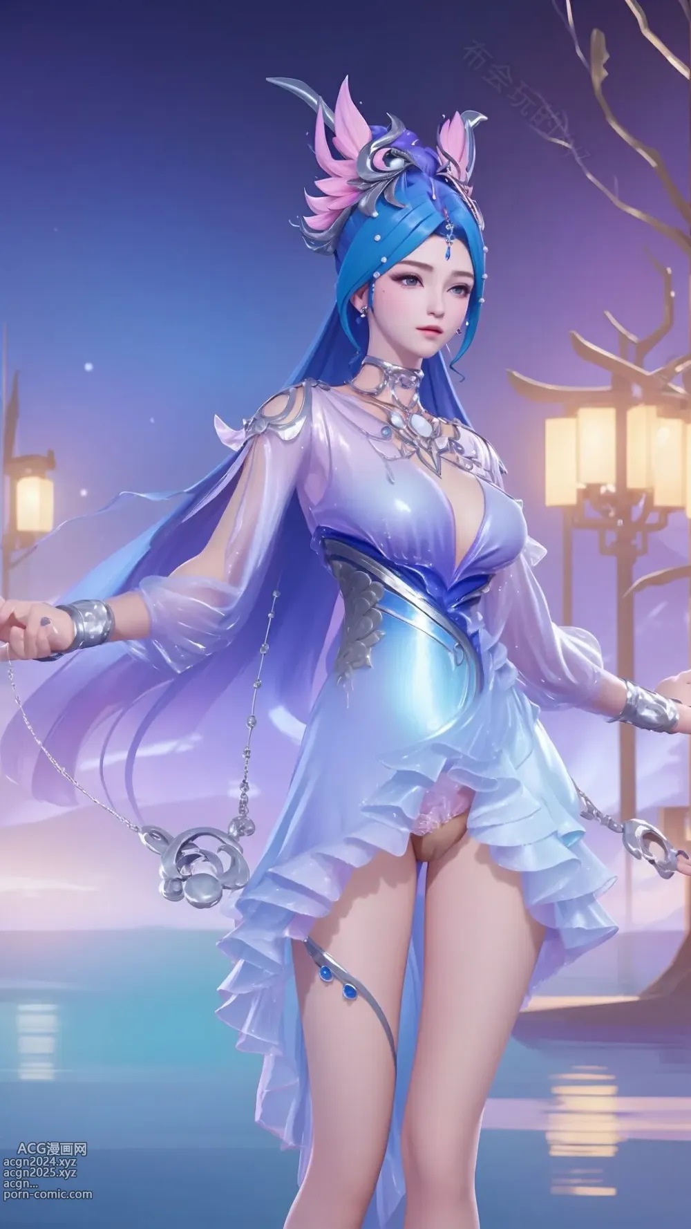 王者 貂蟬 幻阙歌s1-1 [AI Generated] [uncensored] 第7图