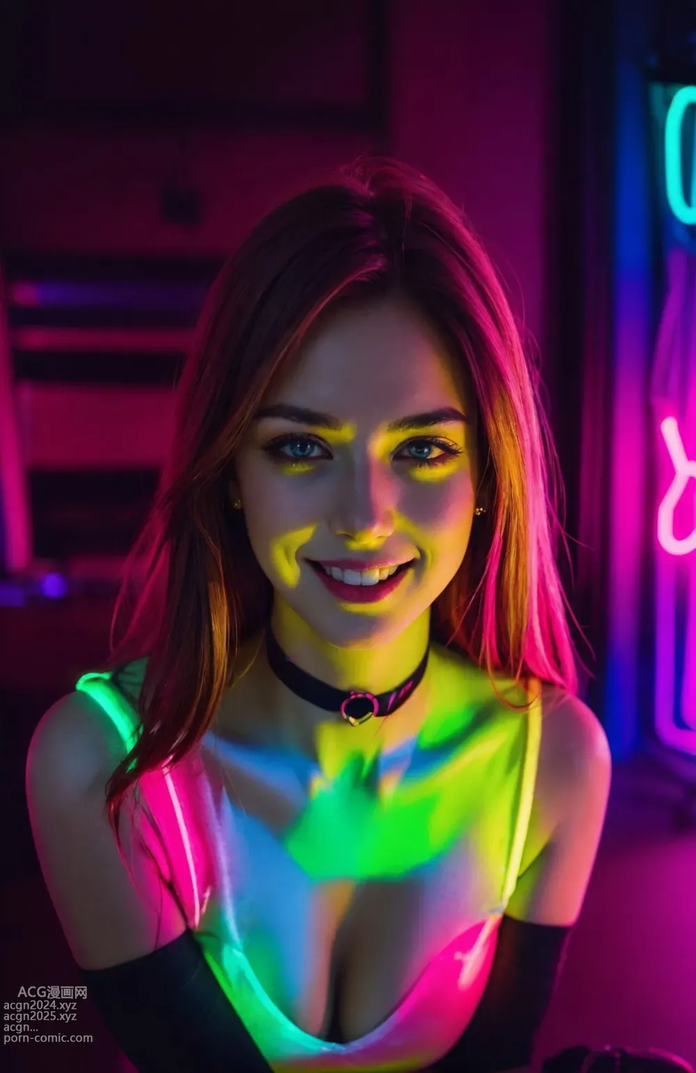 AI Colorful lights (Textless) [AI Generated] 第1图