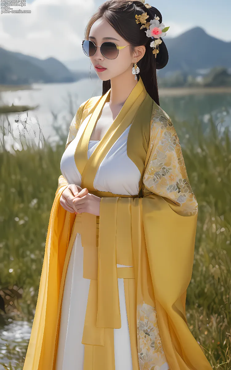 金色的古風美女 第1图