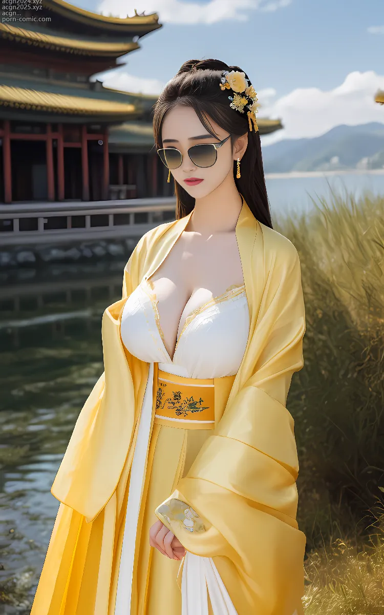 金色的古風美女 第3图