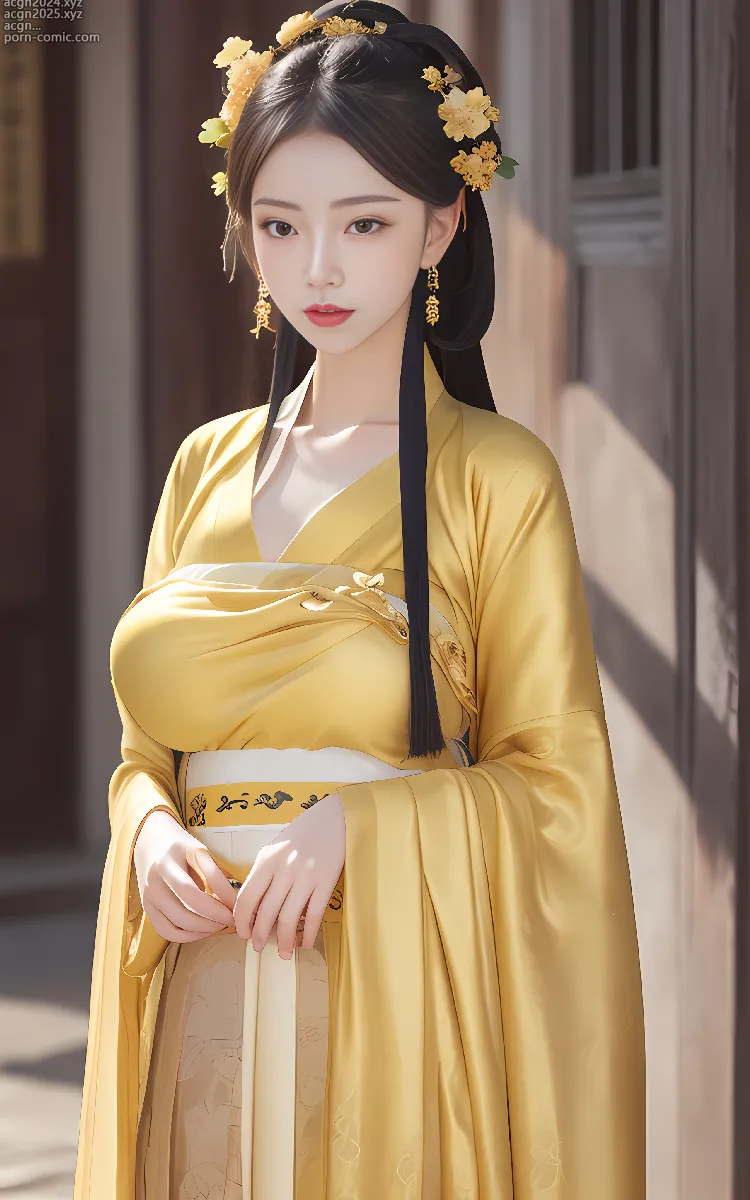 金色的古風美女 第9图