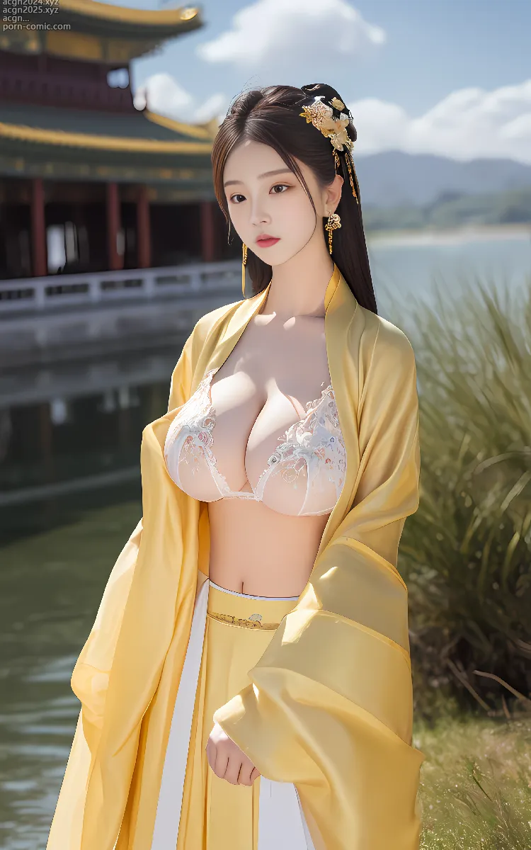 金色的古風美女 第31图
