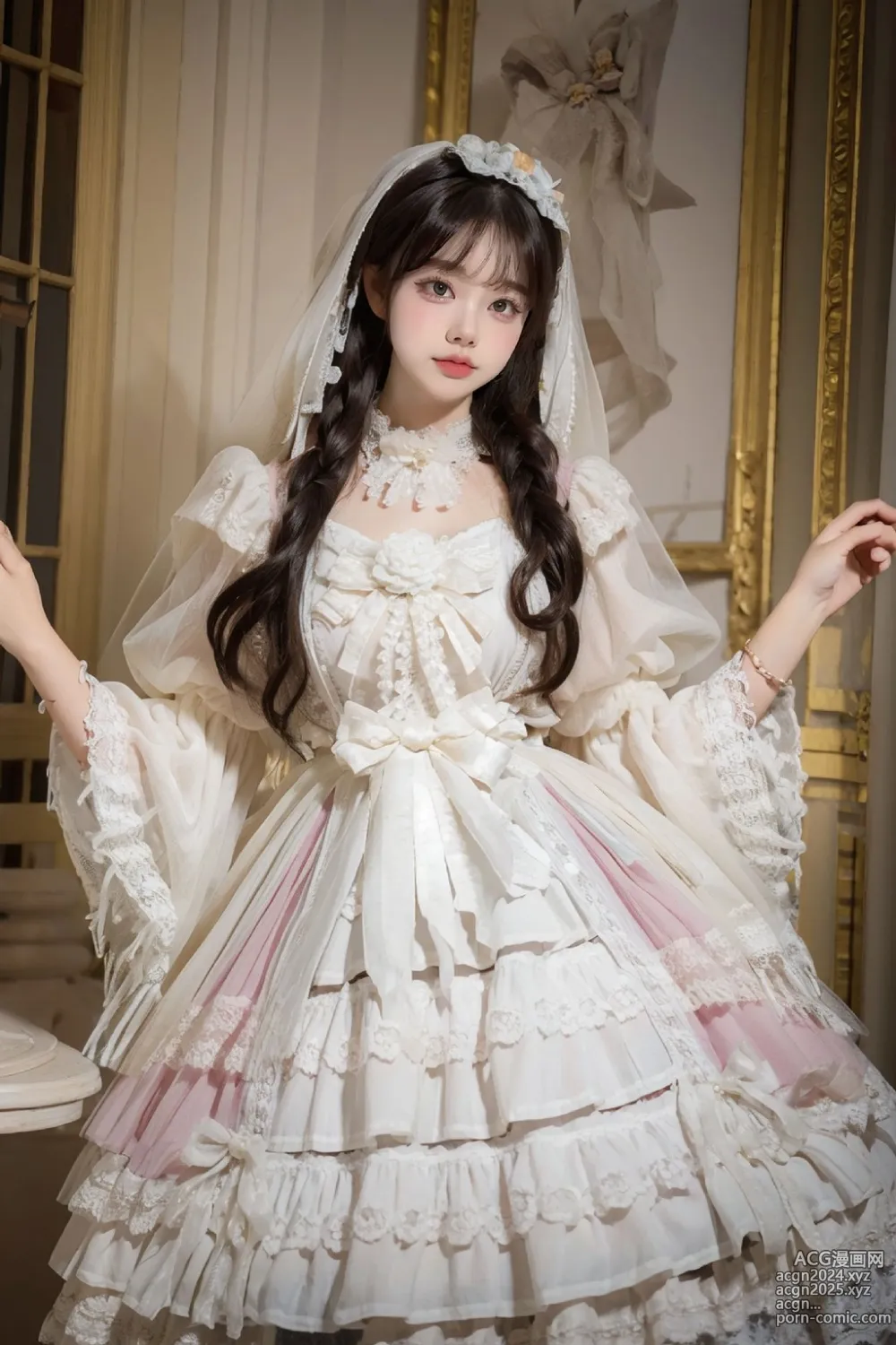 No408 White Lo Dress 第2图