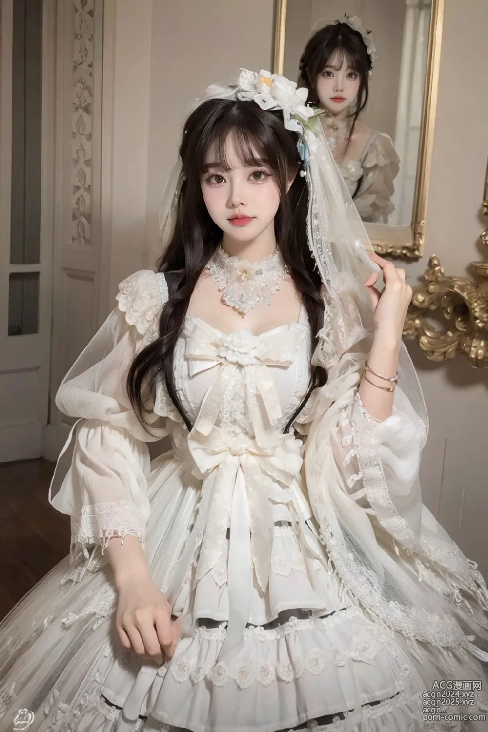 No408 White Lo Dress 第3图