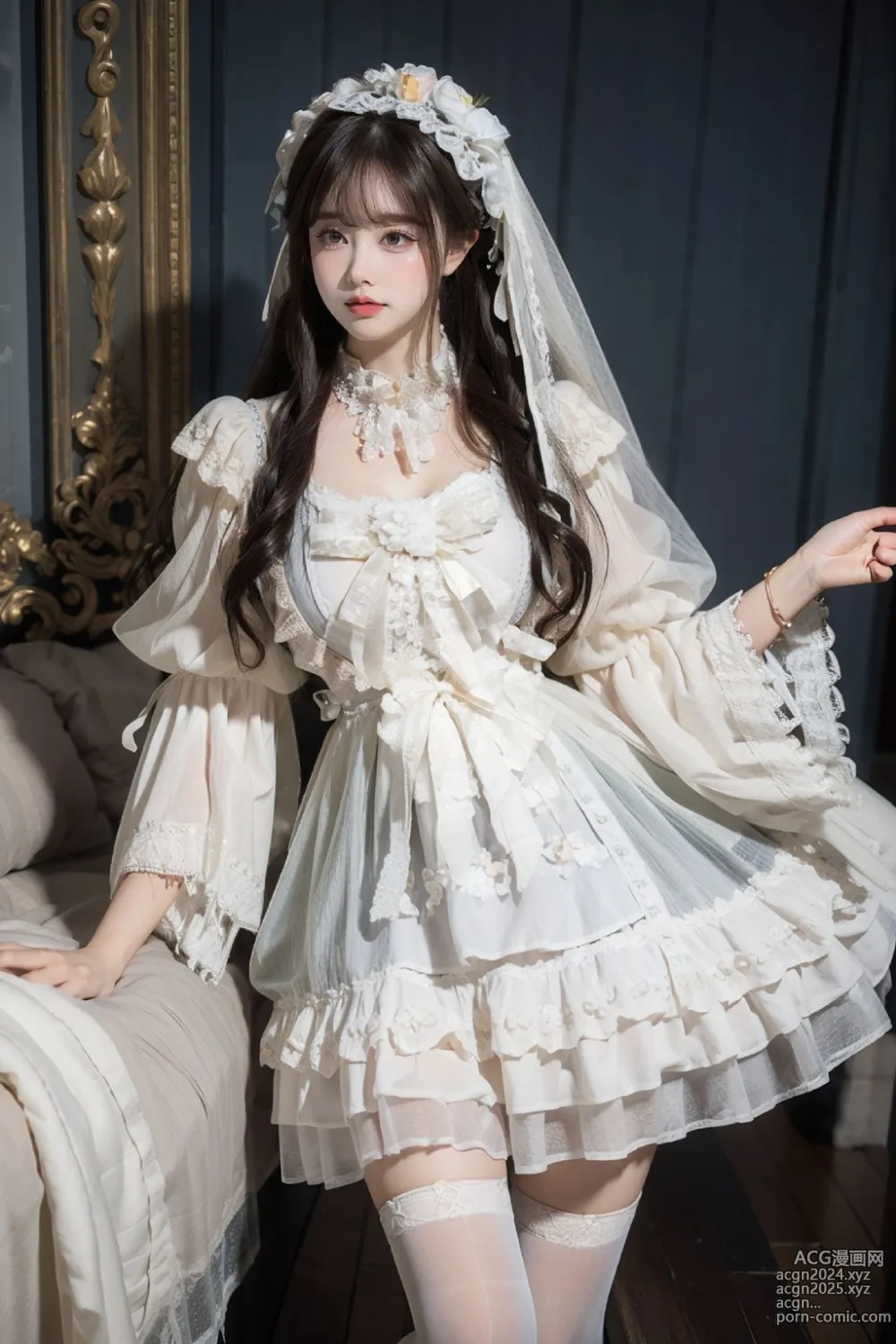 No408 White Lo Dress 第12图
